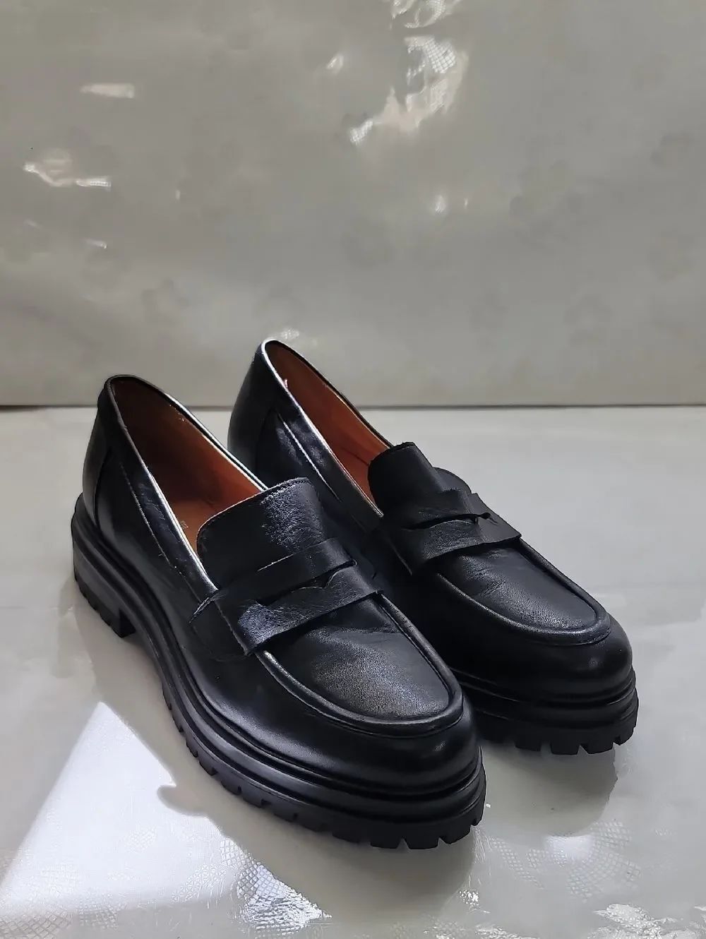 Miz Mooz Legend Leather Platform Size 41